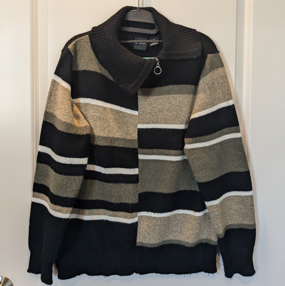 Women's Erika Striped Sweater, Medium